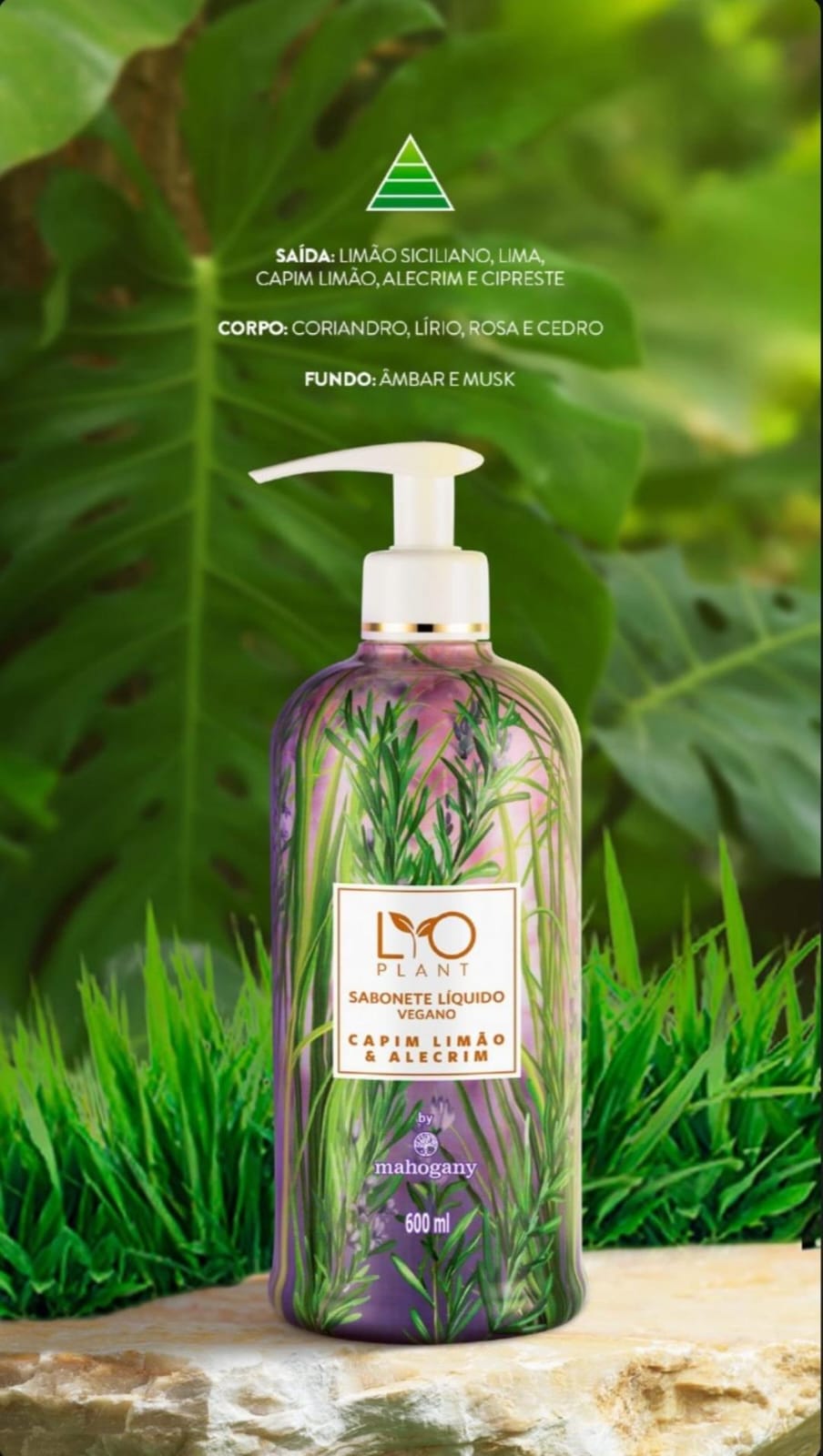 Sabonete Líquido Capim Limão e Alecrim