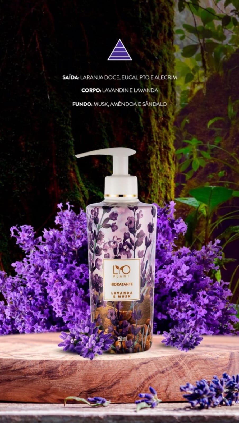 Hidratante Lavanda e Musk