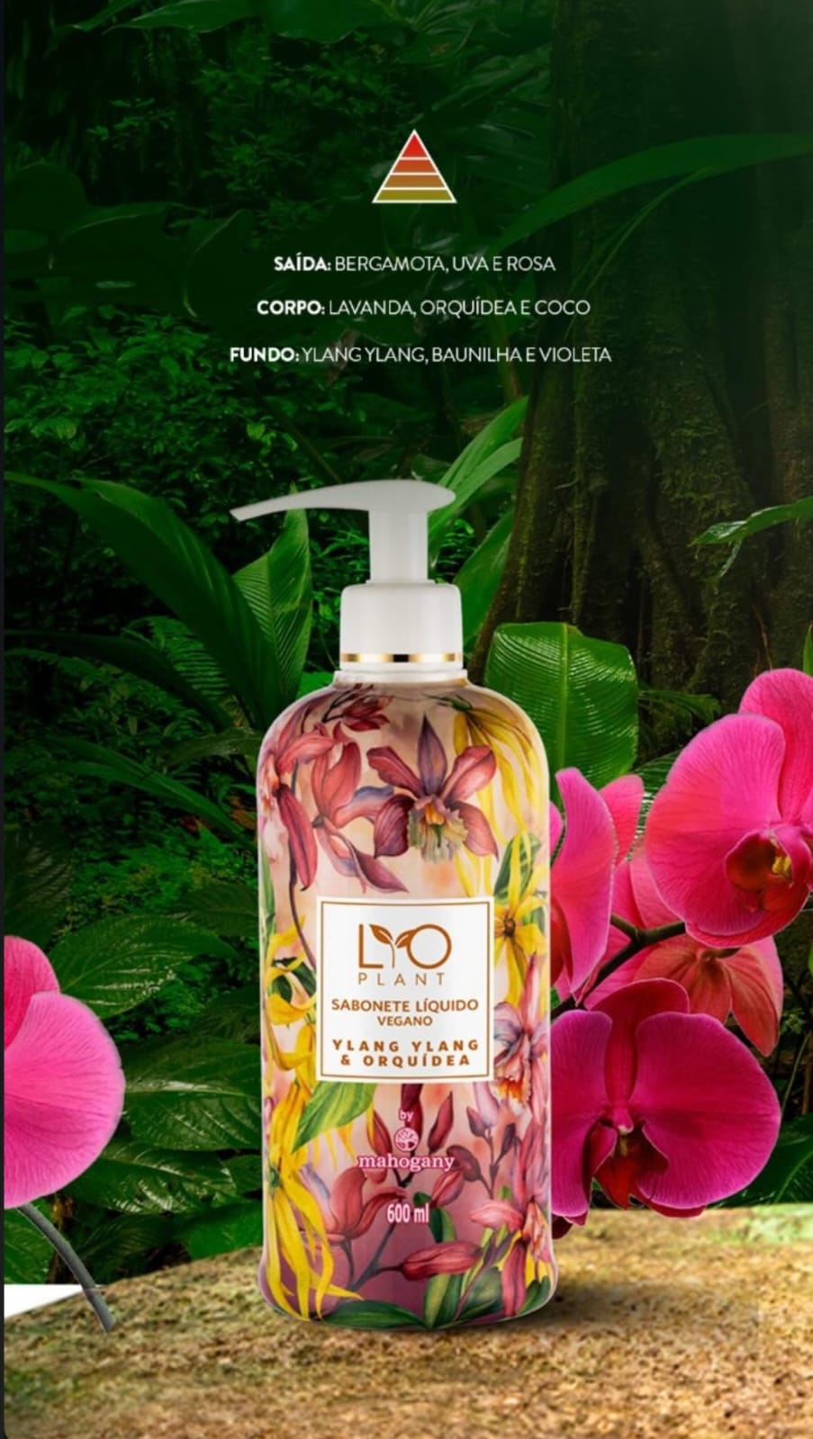 Sabonete Líquido Ylang Ylang e Orquídea